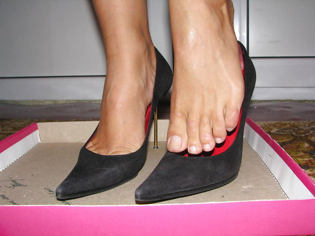 feet in high heels