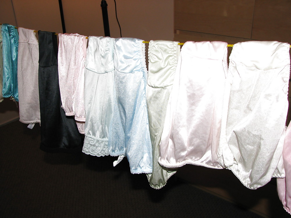 My Nylon Panty collection hagning to dry porn pictures