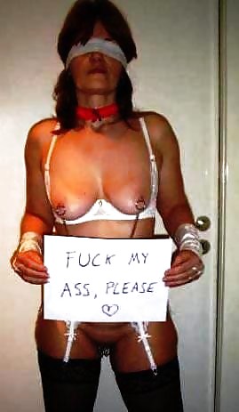 Naughty SLUTS with Signs porn pictures