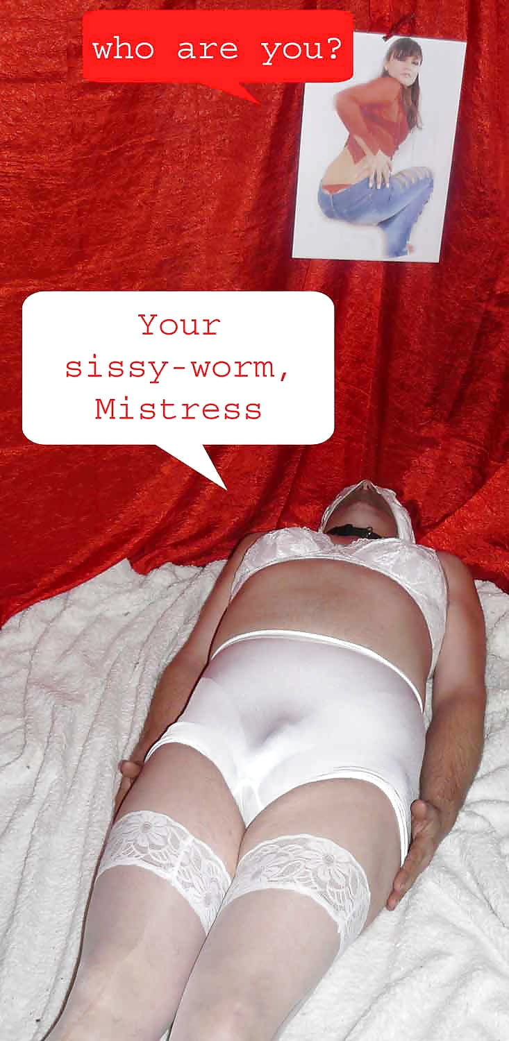 sissy-worm for Mistress Celine porn pictures