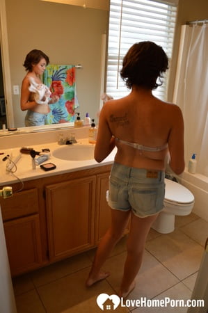 my roommate gets recorded in the bathroom         