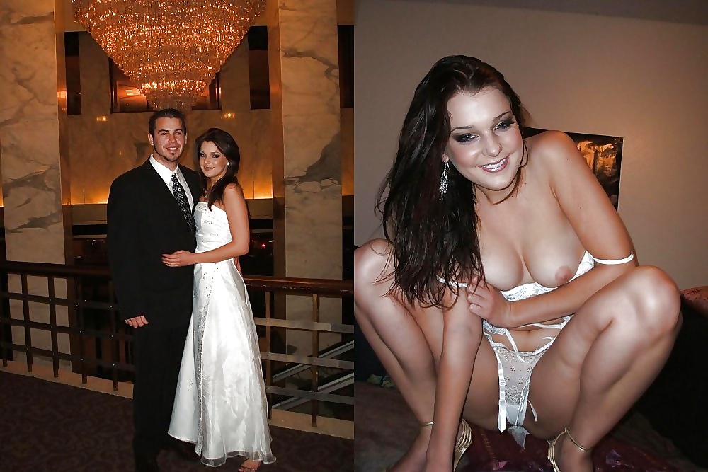Brides and bridesmaids, before and after amateurs. porn pictures