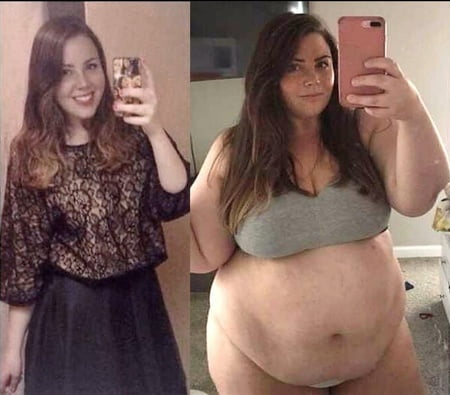 weight gain before and after           