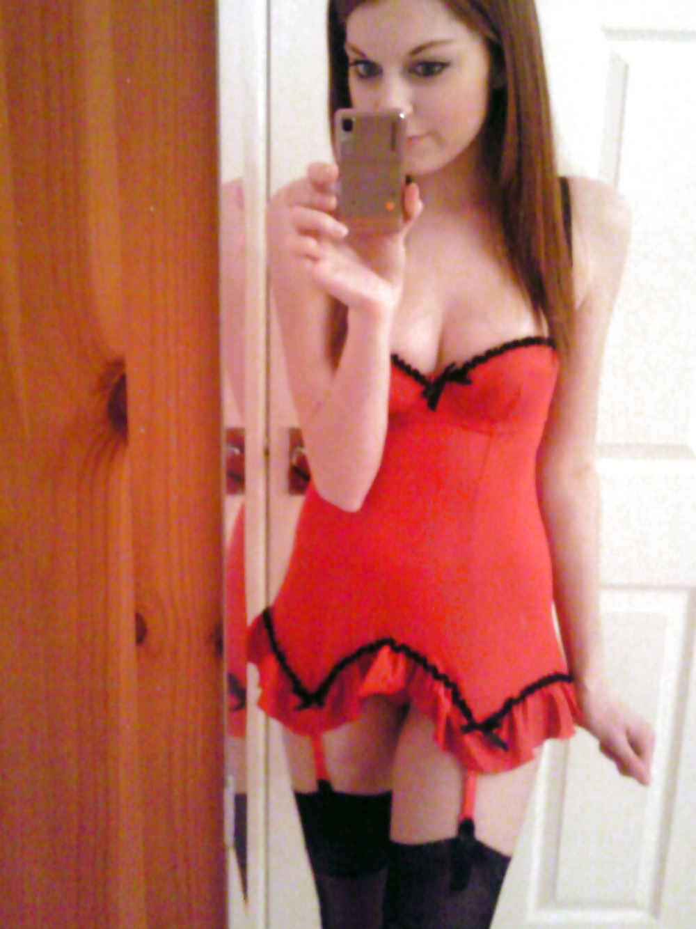 Self shot stockings porn pictures