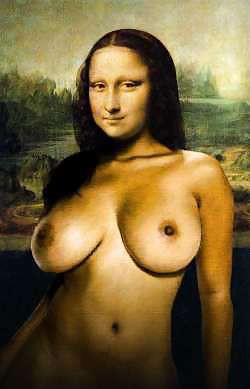 Mona Lisa's boobs pict gal.