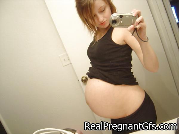 Amateur PREGNANT teen selfshot part 4 porn pictures