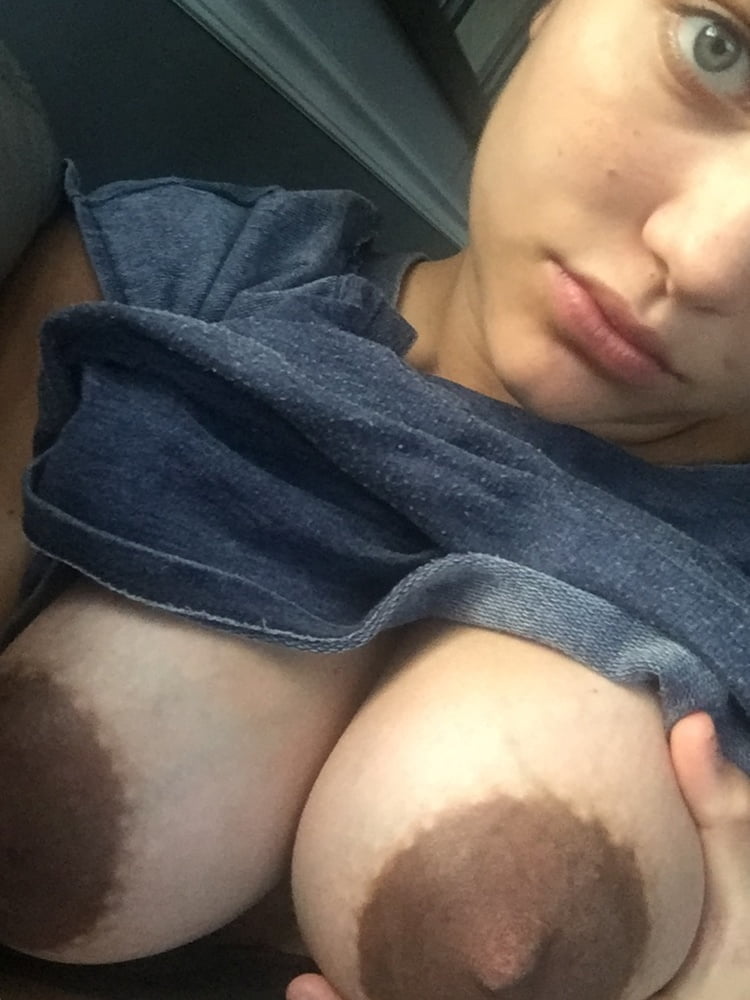Beautiful girl, dark nipples light eyes found online selfies - 33 Photos 