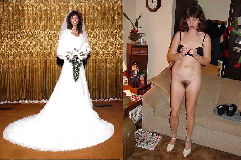 Real Amateur Brides - Dressed & Undressed 4 porn pictures