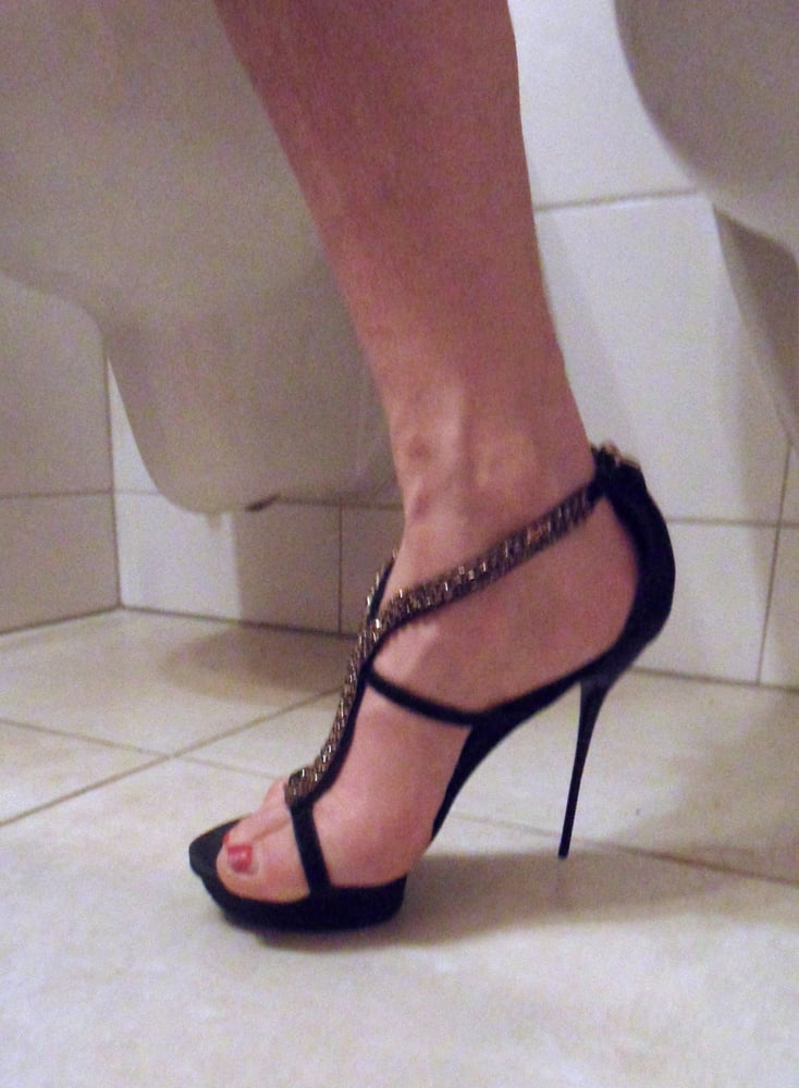 Stiletto heels of my wife - 10 Photos 