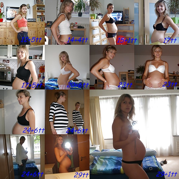 Pregnant Amateurs - Dressed & Undressed 4 porn pictures