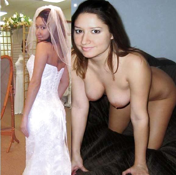 Real Amateur Brides - Dressed & Undressed 4 porn pictures