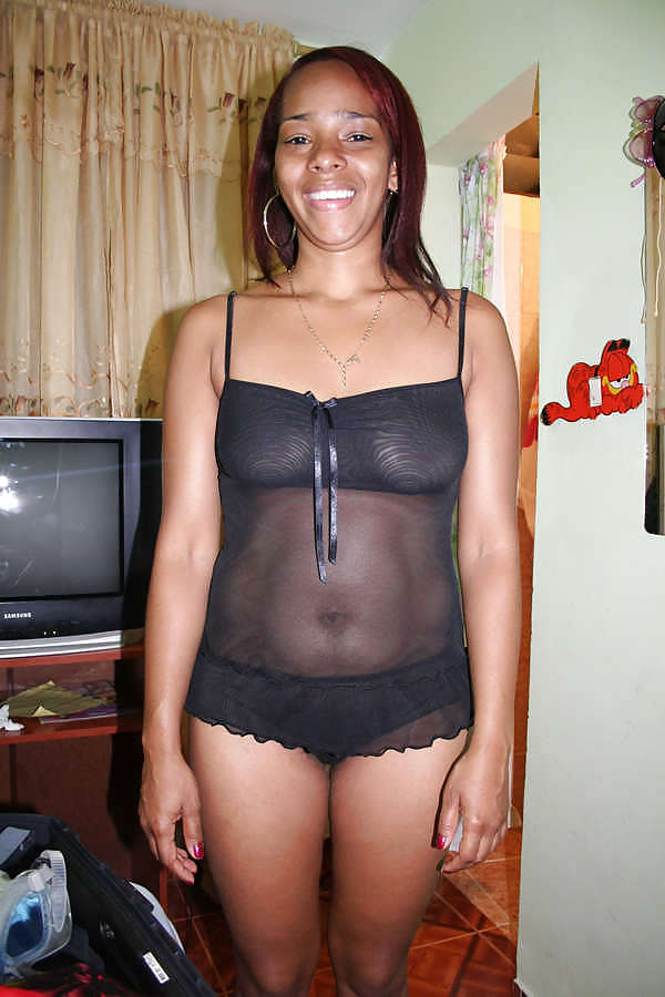 Black Chick In Lingerie Stripping porn pictures