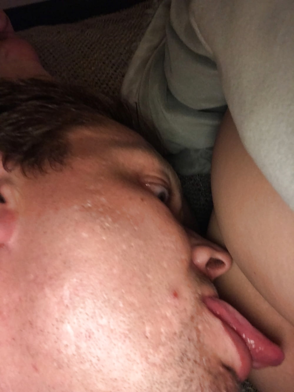 Sniffing Drunken Wifes Asshole An