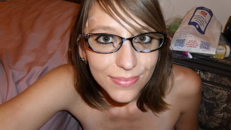 girls with glasses and cum           