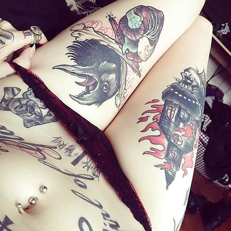 tattoo girl-art photography