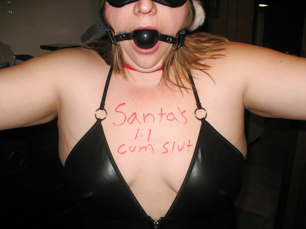 Santa's Dirty Lil cum slut porn pictures