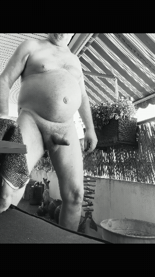 Hairy Oldie 133 Cum GIFs 4