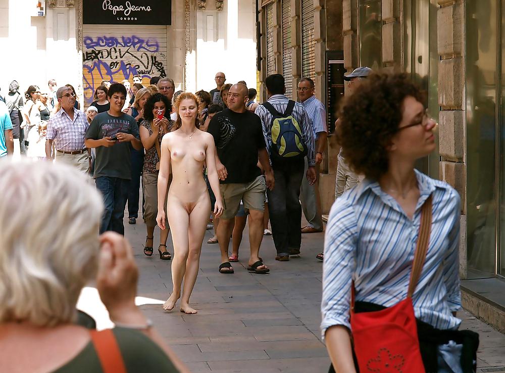 Beautifull redhead naked in public porn pictures