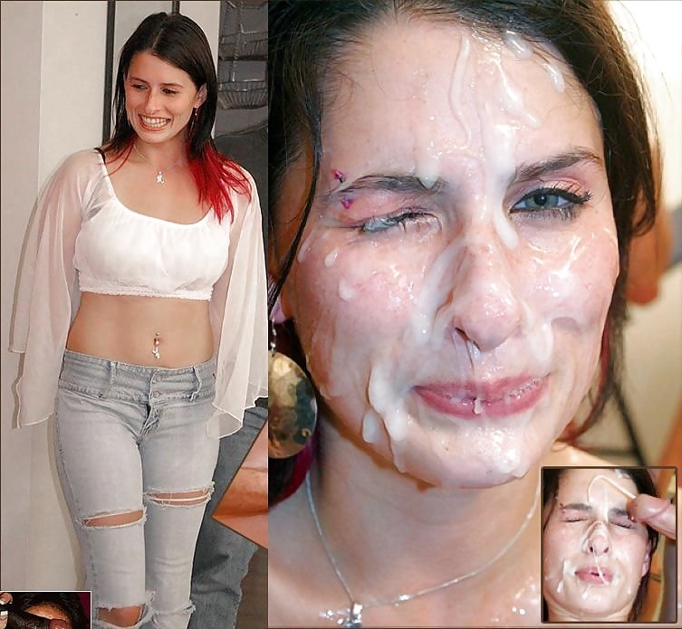 Cum On Her Face - Cum on her face after. before & after cum on her face...