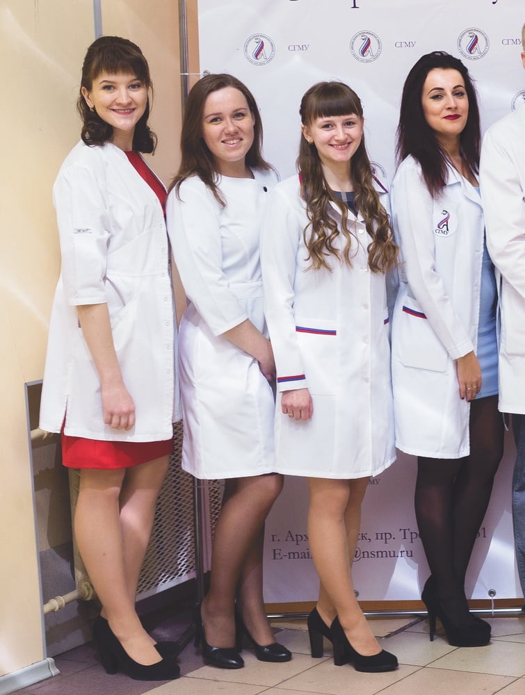 Medical Student Graduation Pantyhose - White Coats - 46 Photos 