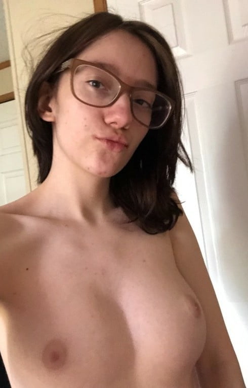 Nerdy Teen Naked