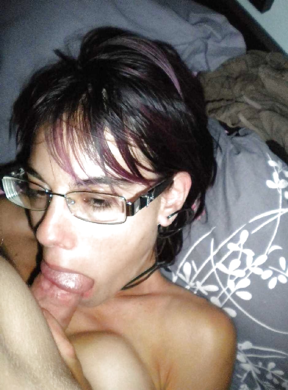 Amateurs In Glasses Sucking Cock 1 porn pictures