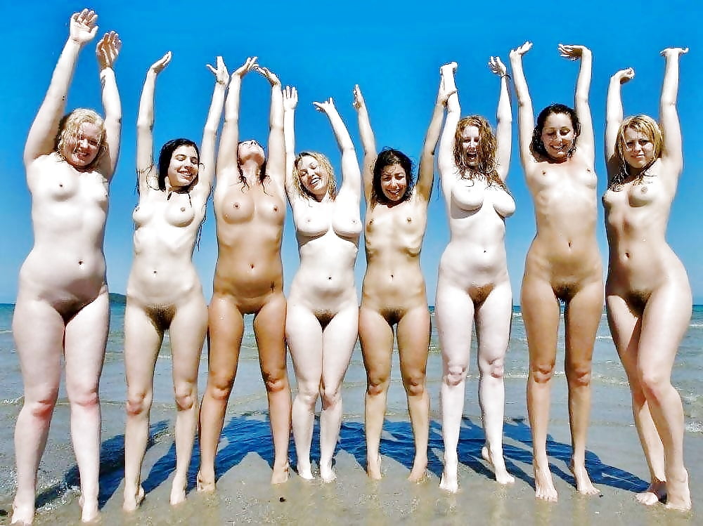 Teenage girls completely naked