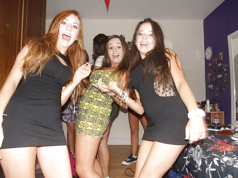 Chav getting ready for night out porn pictures