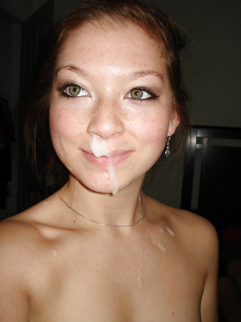 amateur facials porn pictures