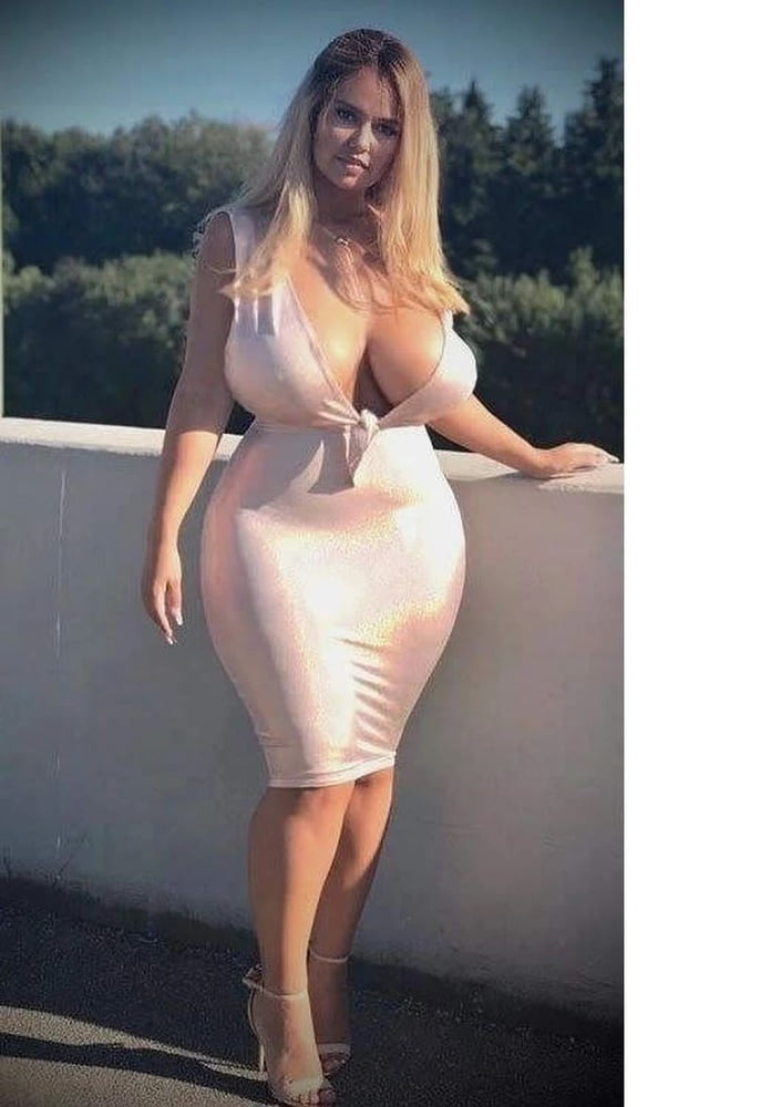 Blonde busty curvy