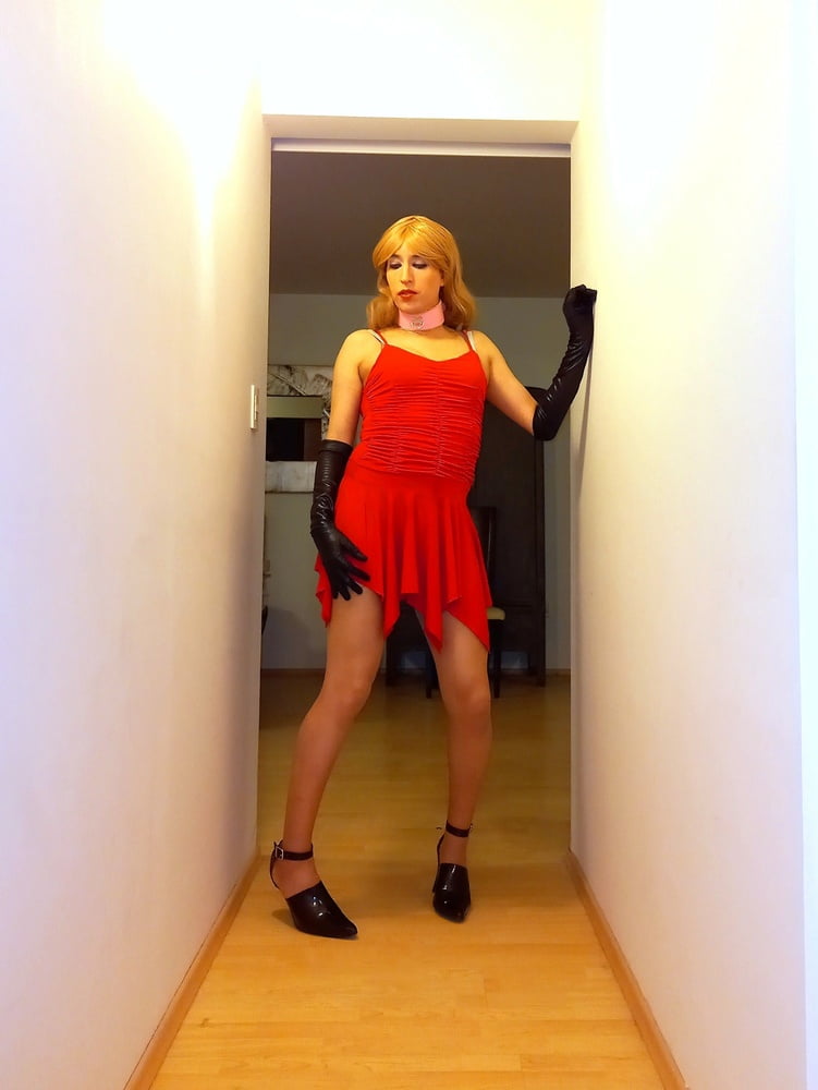 Sissy Fagot In Red Dress 58 Pics Xhamster