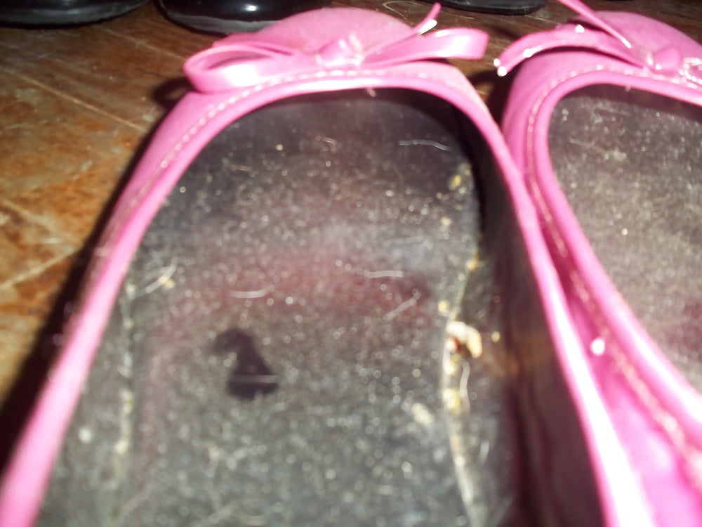 Bongo Pink Ballet Flats with Bow Accent porn pictures