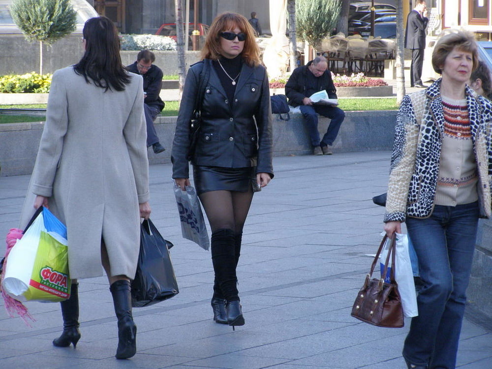 Boots And Pantyhose In The Streets 2 - 201 Photos 
