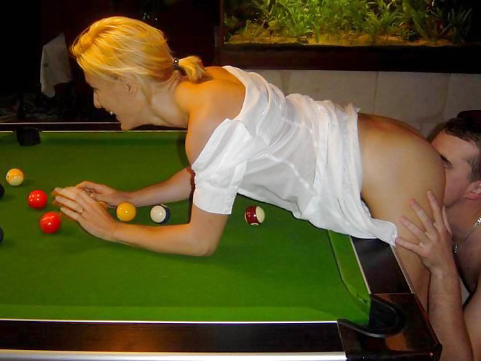wife as a bonus for partners in the billiard porn pictures
