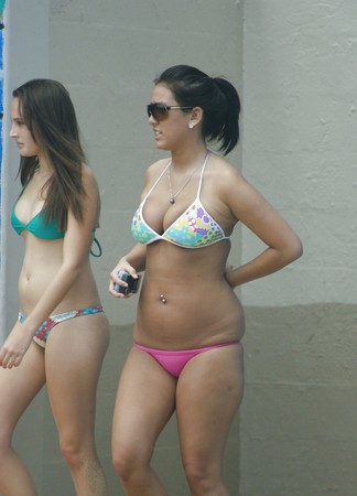 College cuties at the Beach, Toronto Ontario Canada