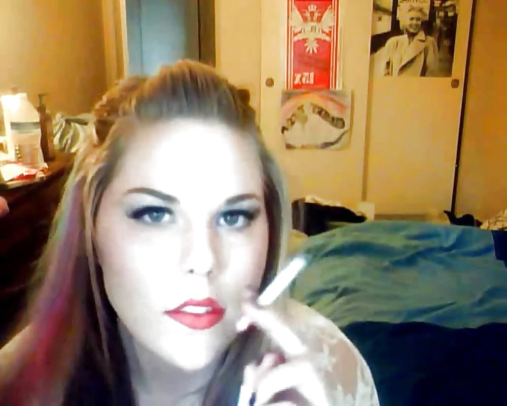 Ashley Having A Marlboro Menthol porn pictures