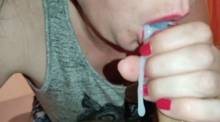 pov blowjob cum in mouth amateur milf         
