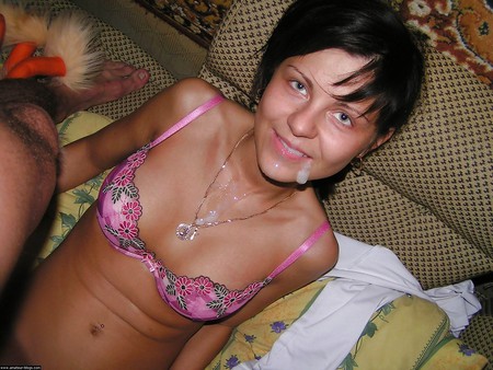 Cum and faces just naturally go together!