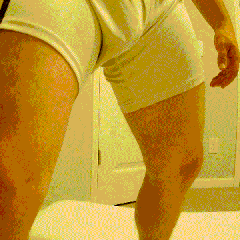 White Shorts gif