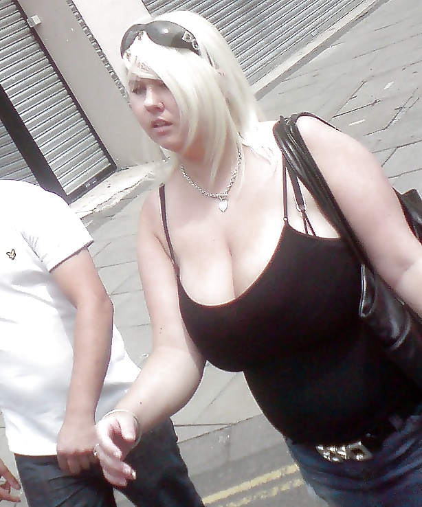 Sexy Cleavage on street (busty girl candid mix) 03 porn pictures
