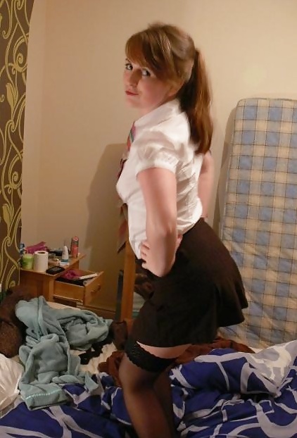 Dressed as a Schoolgirl porn pictures