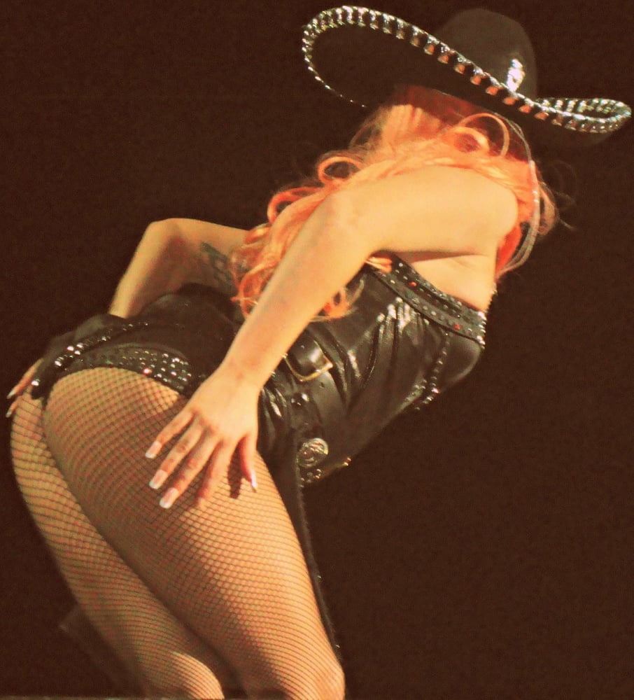 Lady gaga wears butt pads on stage, gets bleeped