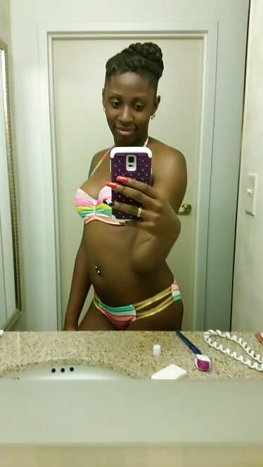 Black Beauty Selfies in Swimsuits porn pictures