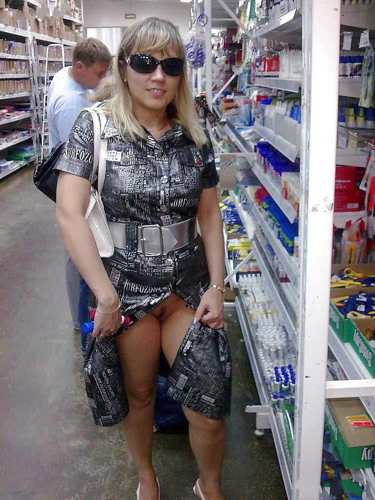 Flashing in public stores porn pictures