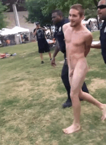 Naked Guy Stomping On The Camera.