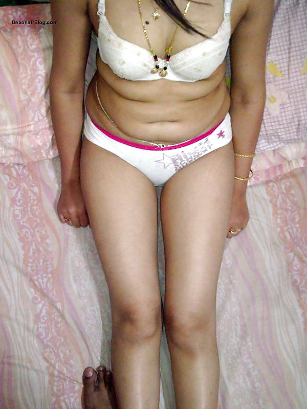 See and Save As hot indian wife posing in sexy white bra and panties porn  pict - 4crot.com