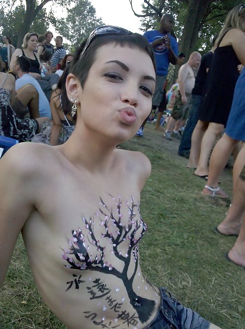 Nudist Pictures I love 23 Body painting porn pictures