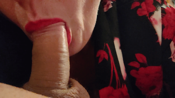 Blowjob Close-up MILF GIF #13