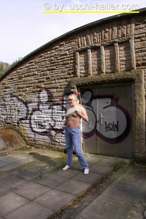 blonde cum slut dany sun fucking outdoor         