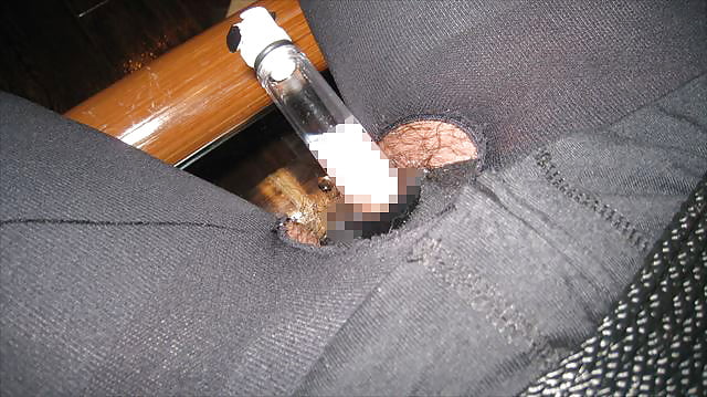 The clitoris is made big by a hormone and suction. porn pictures